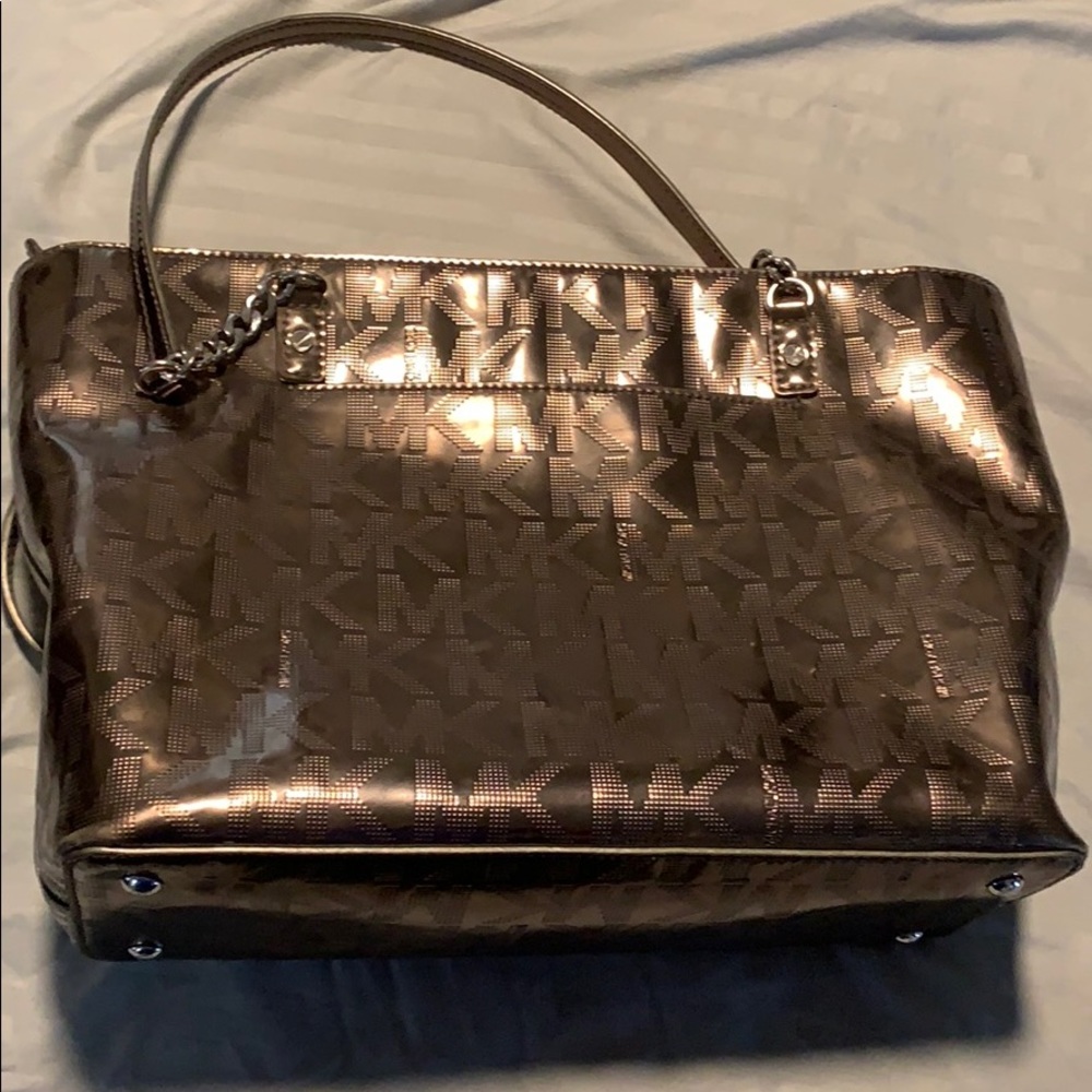Gold Michael Kors Purse